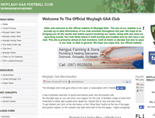 Tablet Screenshot of moylaghgaa.com